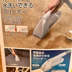 （8/31までの出品）アイリスオーヤマ　リンサークリーナーの画像