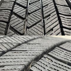【BS BLIZZAK VRX3 165/65R14】スタッドレス【スチールホイール 14インチ 5J4HPCD100+35】ハブ径54mm 21年製 バリ溝 ルーミー等(KTB176)クレジットカード QRコード決済可能の画像