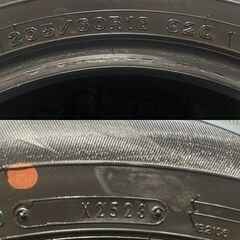 DUNLOP WINTER MAXX WM02 205/60R16 16インチ スタッドレス 4本 23年製 バリ溝 ステップワゴン ヴォクシー ビアンテ ジューク等　(KTA184)クレジットカード QRコード決済可能の画像