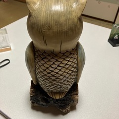フクロウ置物の画像