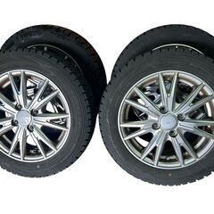 スタッドレスタイヤ ホイールセット 155/65R14 DUNL...