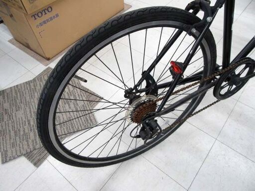 Groovin クロスバイク 7段変速 ブラック 黒 700C 自転車 7段切替 中古