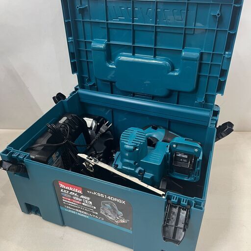 マキタ 125mm 18V 充電式防じんマルノコ KS514DRGX 純正バッテリ2個 急速充電器付き makita 工具