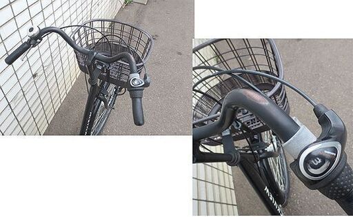 24インチ 前後ろカゴ付き 自転車 STACKVIEW ３段切替 24/20インチ LEDオートライト ママチャリ札幌 北20条店 24インチ 前後ろカゴ付き 自転車 STACKVIEW 3段切替 24/20インチ LED