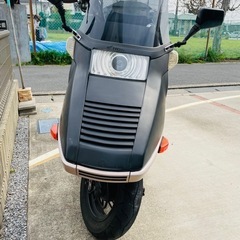 USDM仕様　フュージョンMF02　黒/クリーム スクーター ウィンドシールドの画像