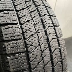 【BS BLIZZAK VRX2 195/65R15】スタッドレス【BW Sport 15インチ 5.5J4HPCD100+42】23年製 バリ溝 カローラフィールダー/アクシオ等 KTI281クレジットカード QRコード決済可能の画像