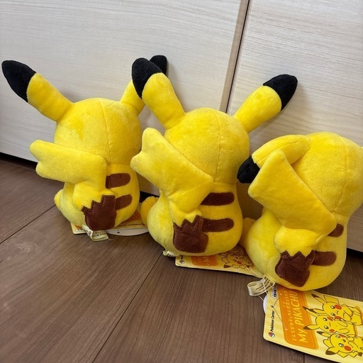 新着入荷の通販 ポケモンセンター限定 マイピカチュウ 倉敷の (みー) 3個セット その他