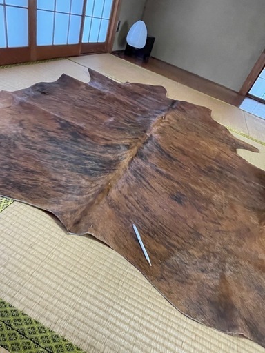 カウハイド　ビンテージ　ラグ