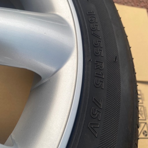 受け渡し予定者決定）ブリヂストン ワゴンR 夏タイヤ 165/55R15