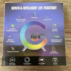 新品多機能ワイヤレス充電器（黒）の画像