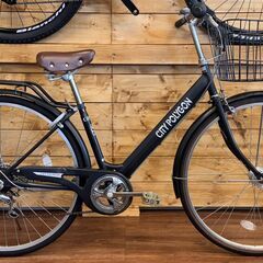 中古整備品　27インチオートライト、6段変速付き自転車