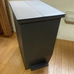 リス H&H 棚下で使えるペダルダストボックス 45L ダークグ...