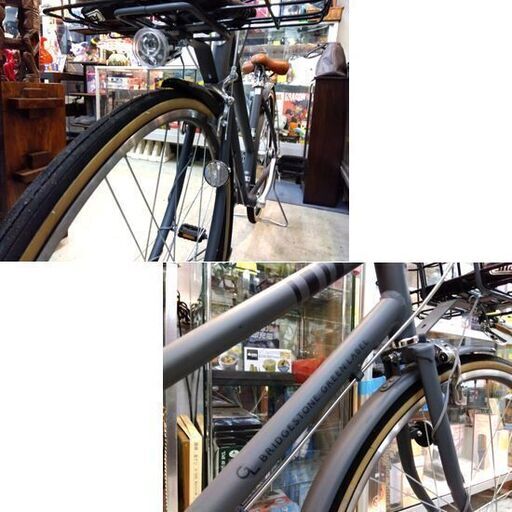 値下げ！ BRIDGESTONE マークローザ 3S ダークアッシュ 27×1-3/8WO 3段変速 レトロテイストバイク 自転車 札幌市 中央区 南12条