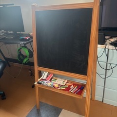 黒板、裏はホワイトボード