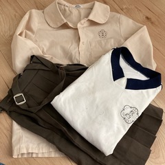 低学年　120 男女　枚岡西小学校体操服制服等