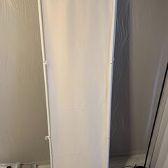 パーテーション 間仕切り 高さ180cm 4連 波型 アジャスター足 波型 自立 可動式 折りたたみ 組み立て 布張り 衝立 4面 4枚 四つ折り 目隠し 仕切り スクリーン ついたての画像