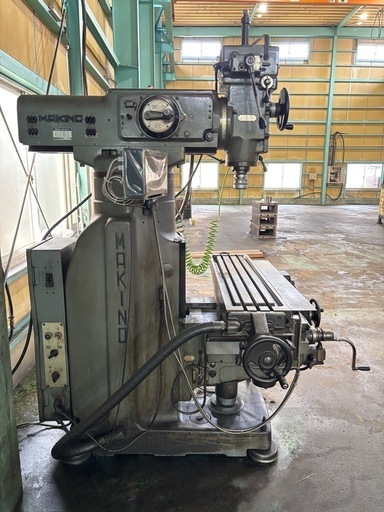 中古機械　マキノ ひざ型汎用フライス　KGJP-55