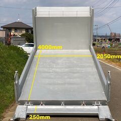 【J-0074】いすゞ フォワード　増トン　ローダーダンプ　FTR34　大型ローダーダンプ　H20年式　7100kg　メッキパーツ　花見台の画像