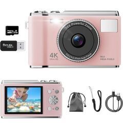 デジカメ【4K動画撮影、アップグレードされた真の50MP画像】デ...