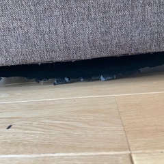 布張りカウチソファベッド(3人掛け)【ニトリ】の画像