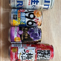 ビール、チューハイ等お酒４本セット
