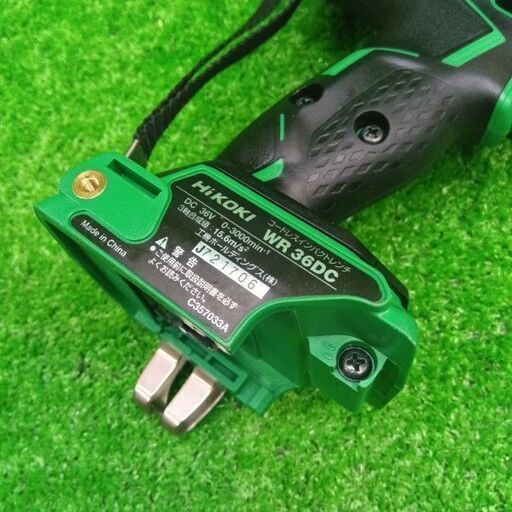 ハイコーキ HiKOKI WR36DC(NN) 36V コードレスインパクトレンチ ハイコーキ HiKOKI WR36DC(NN) 36V コードレスインパクトレンチ