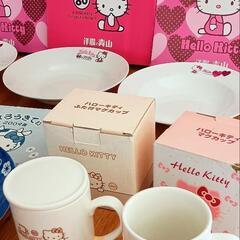 【新品・非売品】ハローキティ　お皿　マグカップ　　ノベルティ　7点　の画像