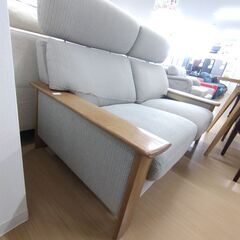 可愛いです‼️【D340】大幅値下げしました！！ SAソファ2人掛け ﾍﾞｰｼﾞｭ の画像