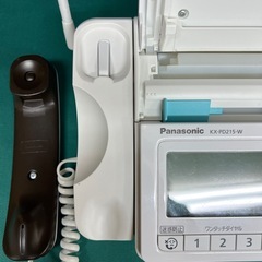 Panasonic 電話機 FAX 複合機 KX-PD215-Wの画像
