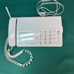 Panasonic 電話機 FAX 複合機 KX-PD215-W