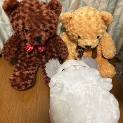 ぬいぐるみ3点