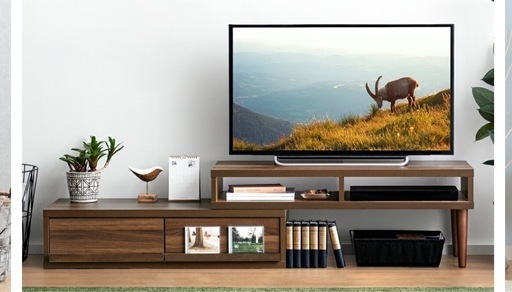 美品【ATICAアティカ】テレビ台　ダークブラウン
　