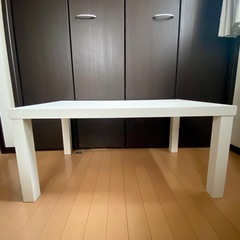 テーブル　ニトリ　長方形　ホワイト