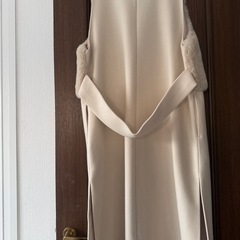 春秋用袖なしコートの画像