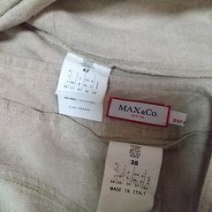 【お値下げしました】MAX&Co. 麻スーツの画像