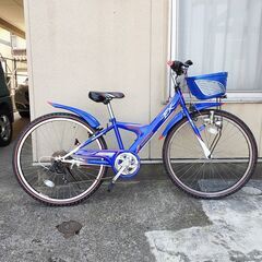 室内保管 ブリヂストン 子供用自転車 26インチ 6段変速 MH...