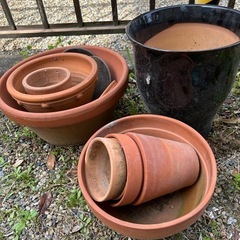 植木鉢の画像