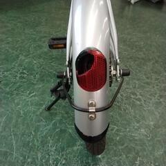 折りたたみ自転車　シルバー　20インチ　TJ11161の画像