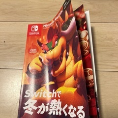 任天堂スイッチパンフレットあげます