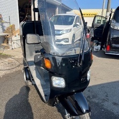 配達用　屋根付き　原付三輪の画像