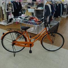 自転車　オレンジ　26インチ　TJ11164の画像