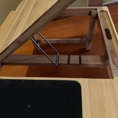 (商談成立しました)パソコン机　折りたたみ式の画像