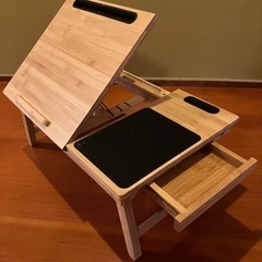 (商談成立しました)パソコン机　折りたたみ式の画像