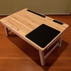 (商談成立しました)パソコン机　折りたたみ式の画像