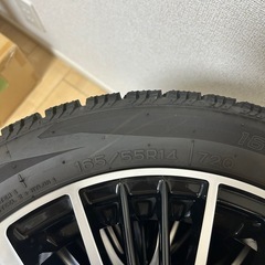 【美品】165/55R14スタッドレスホイール4本セットの画像