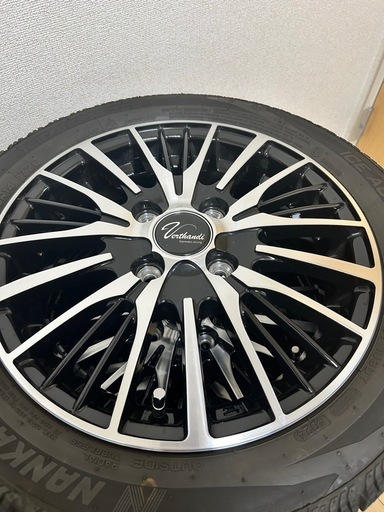 【美品】165/55R14スタッドレスホイール4本セット