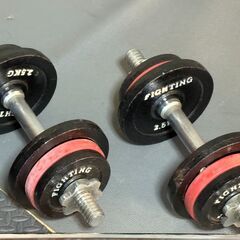 室内トレーニング！バーベル・ダンベル・ウェイトボール一式の画像