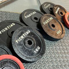 室内トレーニング！バーベル・ダンベル・ウェイトボール一式の画像