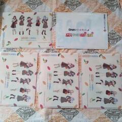 乃木坂46 クリアファイル　DARS ダース　森永製菓＆ダース　クリアファイル アイドルマスター シャイニーカラーズ　DARS 森永製菓　アイマス 合計合わせて5枚セット
画像は表裏です。
画像参照が商品です。の画像