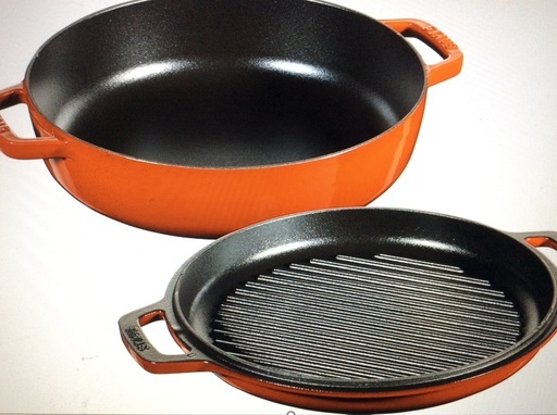 Amazon｜staub ストウブ 「 スキヤキ&グリル チェリー 26cm